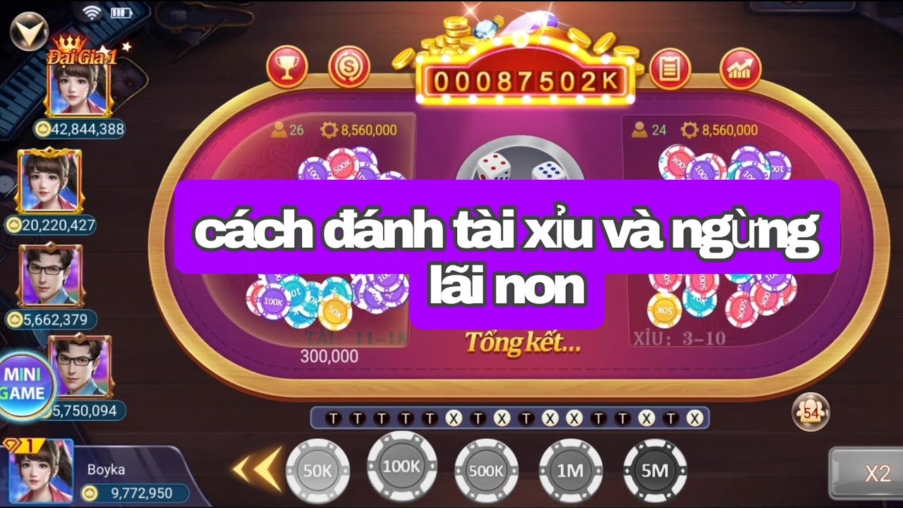 Cách chơi game tài xỉu đổi thưởng - Khám phá bí quyết và chiến lược hiệu quả 2 Cách chơi tài xỉu online luôn thắng trên game bài đổi thưởng cf68, mmwin, 789club, bigboss
