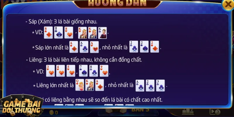 Luật chơi game bài đổi thưởng Liêng cho tân thủ Rikvip 2 Luật game bài đổi thưởng liêng