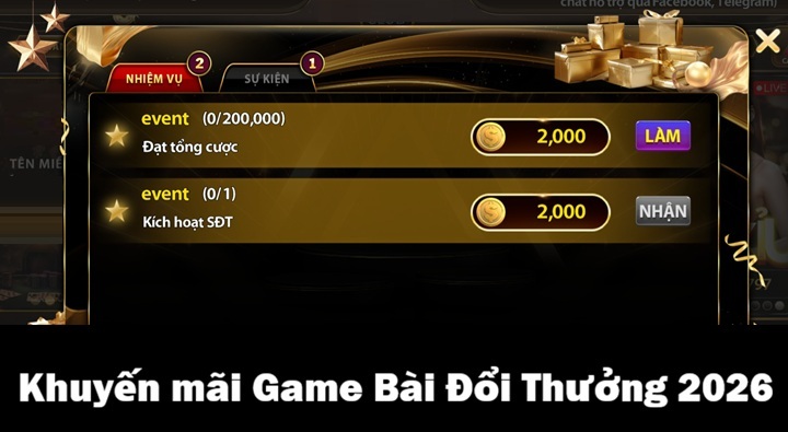 Khuyến mãi Game Bài Đổi Thưởng mới nhất 2026 1 Cách nhận khuyến mãi Game Bài Đổi Thưởng